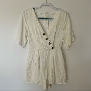 Trixxi White Romper